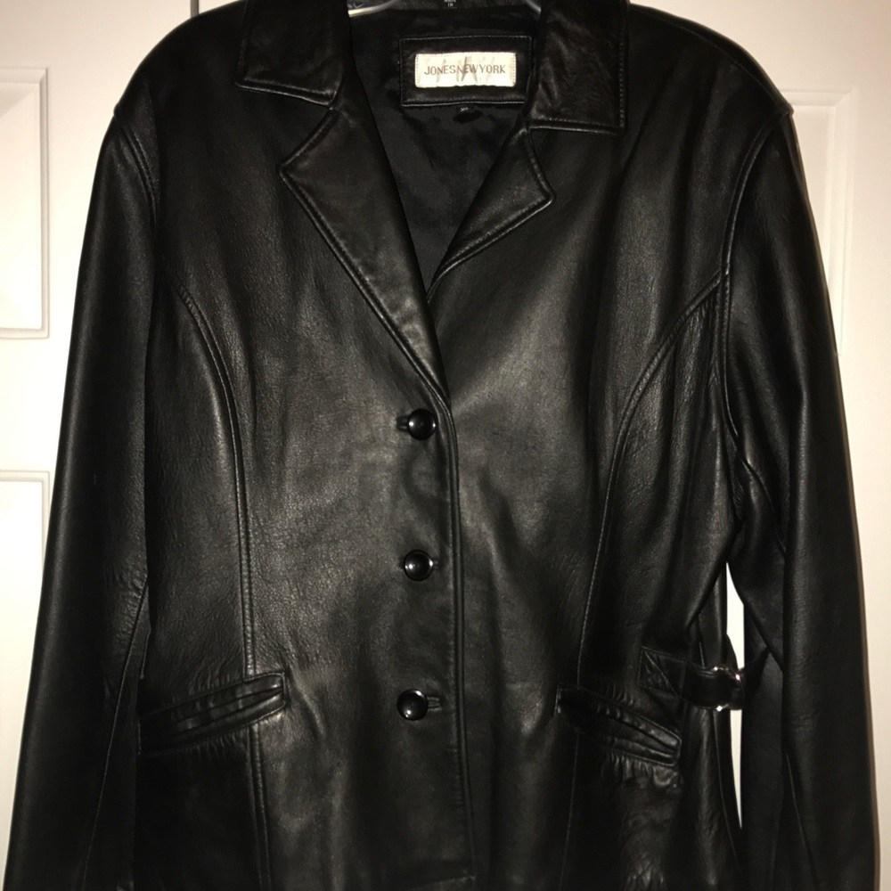 Genuine leather jacket.